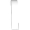 Ekena Millwork 5-in. W x 16-in. D x 22-in. H Ozark Architectural Grade PVC Knee Brace BRCP05X16X22OZK - alternate 5